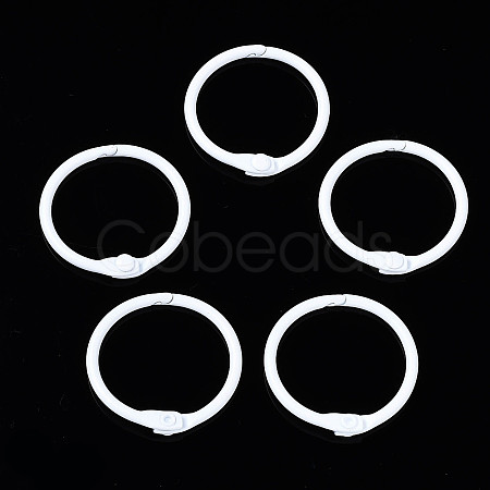 Spray Painted Iron Split Key Rings IFIN-T017-01M-1