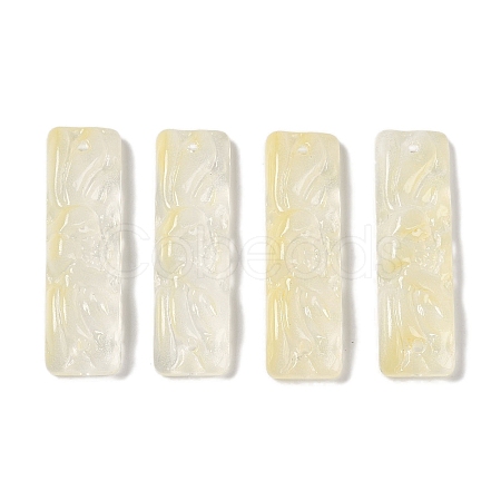 Baking Paint Glass Pendants GLAA-S202-16K-1