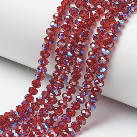 Electroplate Glass Beads Strands EGLA-A034-T2mm-I14-1