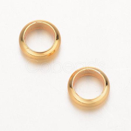 Ring Brass Beads KK-D509-02G-1