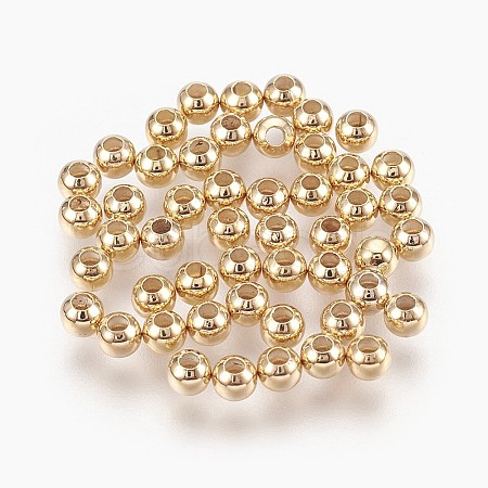 Brass Spacer Beads X-KK-Q735-54G-1
