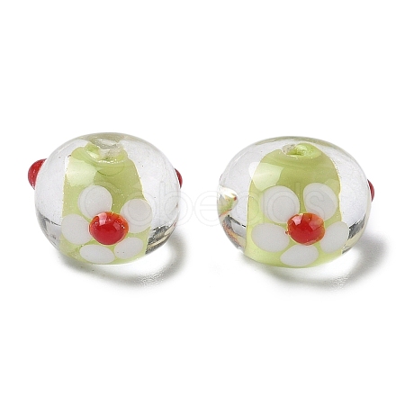 Handmade Lampwork Enamel Beads LAMP-Z020-04D-1