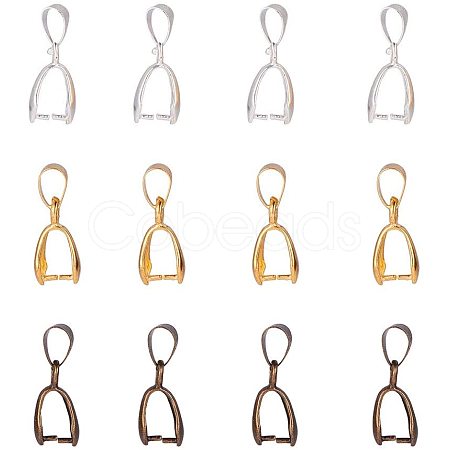 Brass Pinch Bails KK-PH0036-29-1