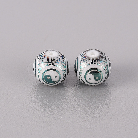 Electroplate Glass Beads LS-X-EGLA-Q123-012G-1