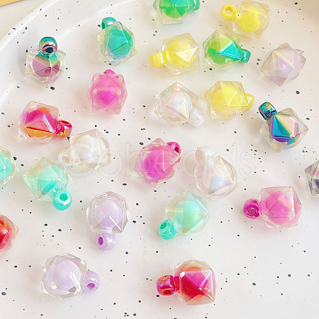 Opaque Acrylic Beads OACR-K008-11-1