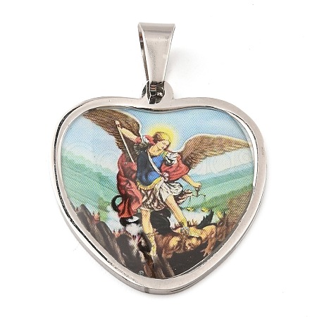 304 Stainless Steel Pendants STAS-H182-11C-P-1