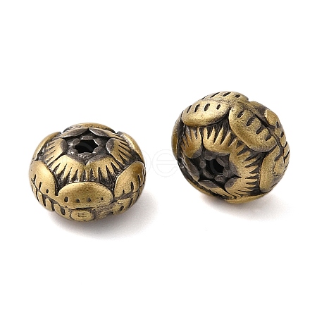 Rack Plating Brass Beads KK-P276-06BAB-1