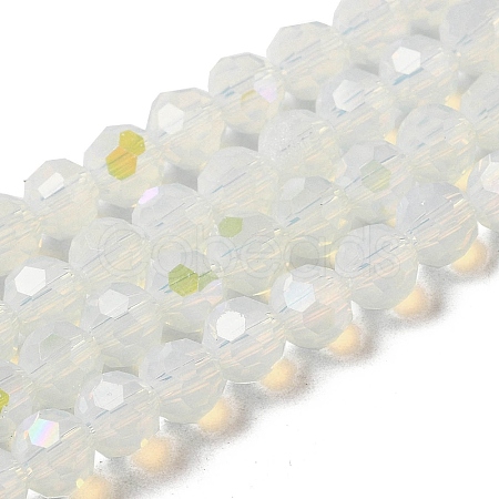 Imitation Jade Glass Beads Strands EGLA-A035-J6mm-L06-1