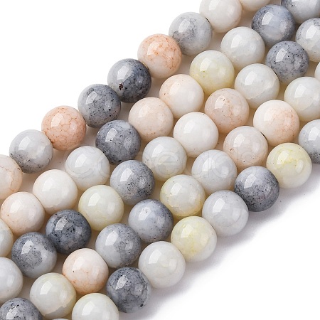 Ombre Effect Dyed Glass Beads Strands X-GLAA-T031-01O-03-1