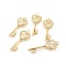 Alloy Pendants, Cadmium Free & Lead Free, Skeleton Key Pendants, Antique Golden, 50x18x3mm, Hole: 4mm