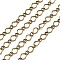 Iron Handmade Chains Figaro Chains Mother-Son Chains, Unwelded, Lead Free and Nickel Free and Cadmium Free, Antique Bronze, with Spool, Mother Link:5x8mm, 1mm thick, Son Link:3.5x4mm, 0.81mm thick, about 328.08 Feet(100m)/roll