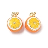 Brass Enamel Pendants KK-H259-11C-G01-1