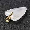 Natural Quartz Crystal Pendants X-G-E570-01G-12-4