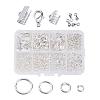 1Box Jewelry Findings 20PCS Alloy Lobster Claw Clasps FIND-X0001-S-B-1