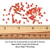 Opaque & Transparent Inside Colours Glass Seed Beads SEED-YW0002-17B-4