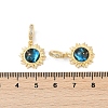Starry Sky Style Brass Micro Pave Clear Cubic Zirconia Pendants X-KK-R213-08G-02-3