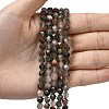 Natural African Bloodstone Beads Strands G-Z119-A28-01-2