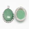 Natural Green Aventurine Pendants G-D851-41-2