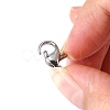Tarnish Resistant 304 Stainless Steel Lobster Claw Clasps Hand Polished STAS-M262-01-13mm-4