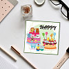 Birthday Animal Cake Carbon Steel Cutting Dies Stencils DIY-WH0309-1957-3