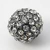 Alloy Rhinestone Beads RB-A034-10mm-B-2