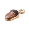 Alloy Enamel Pendants ENAM-E064-25KCG-14-2
