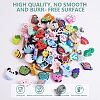 12Pcs 4 Colors Silicone Focal Beads JX755A-7