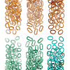 480Pcs 6 Style Acrylic Linking Rings OACR-DC0001-02-1