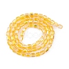 Electroplate Glass Beads Strands EGLA-D031-01Q-5