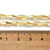 Transparent Electroplate Glass Beads X1-GLAA-K064-05A-HP01-4