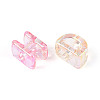 UV Plating Transparent Acrylic Beads PACR-T017-13M-3