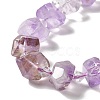 Natural Amethyst Beads Strands G-E578-01-2