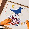 Plastic Reusable Drawing Painting Stencils Templates DIY-WH0202-266-5