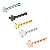 304 Stainless Steel Star Nose Bone Rings WGFF656-02-5