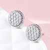 Brass Stud Earrings EJEW-D288-03P-5