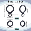 8Pcs Zinc Alloy Swivel Clasps FIND-SC0012-76B-2