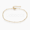 304 Stainless Steel Anklets AJEW-H013-03G-1