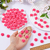 80Pcs Opaque Resin Cabochons RESI-DC0001-61B-3