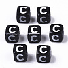 Opaque Acrylic Beads SACR-N002-01C-1-2