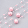 ABS Plastic Imitation Pearl Beaded Trim Garland Strand AJEW-S071-01D-1