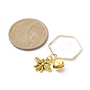 Alloy Bees and Iron Bell Pendant Decoration HJEW-JM01307-01-3