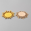 Sun Polyester Cloth Embroidery Sew on Appliques PATC-WH0008-71-2