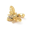Brass Micro Pave Cubic Zirconia Pendants LS-KK-F905-19G-03-2