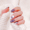 Stainless Steel DIY Nail Art Templates MRMJ-WH0092-064-5
