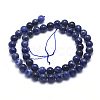 Natural Sodalite Beads Strands G-K224-01-8mm-2