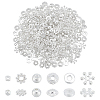 360Pcs 6 Styles Alloy Spacer Beads FIND-UN0007-01S-1