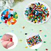 720Pcs 9 Colors Opaque Imitation Jade Glass Beads GLAA-SC0003-02-6