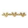 Rack Plating Brass Connector Charms KK-O142-59G-3