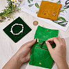 3Pcs 3 Colors Folding Velvet Jewelry Storage Bags for Earrings Rings Bracelets ABAG-CN0001-69A-3