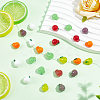36Pcs 6 Colors Handmade Lampwork Beads LAMP-ME0001-28-4